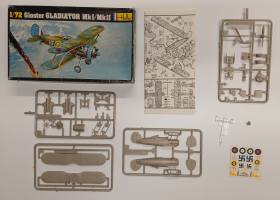Thumbnail KINGKIT MODEL SCRAPYARD HELLER 270 GLOSTER GLADIATOR MK1/MKII  NO CANOPY 