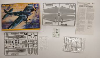 Thumbnail KINGKIT MODEL SCRAPYARD ITALERI 037 HEINKEL HE 111 WITH V1 FLYING BOMB  STARTED 