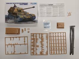 Thumbnail KINGKIT MODEL SCRAPYARD FUJIMI 761015 GERMAN HEAVY TANK DESTROYER ELEPHANT  STARTED 