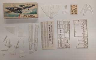 Thumbnail KINGKIT MODEL SCRAPYARD AIRFIX 395 SAAB VIGGEN  STARTED 