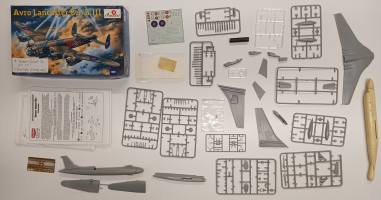 Thumbnail KINGKIT MODEL SCRAPYARD AMODEL 1411 AVRO LANCASTER B.I/B.III  STARTED   EXTRAS 