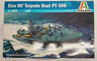 Thumbnail KINGKIT MODEL SCRAPYARD ITALERI 5602 ELCO 80  TORPEDO BOAT PT-596  INCOMPLETE 