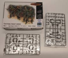 Thumbnail KINGKIT MODEL SCRAPYARD MASTERBOX 3522 EASTEN FRONT GERMAN INFANTRY IN ACTION 1941-42  INCOMPLETE 