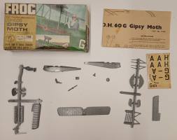 Thumbnail KINGKIT MODEL SCRAPYARD FROG F169 DH60G GIPSY MOTH  NO STAND 