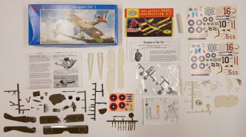 Thumbnail KINGKIT MODEL SCRAPYARD GLENCOE MODELS  05114 NIEUPORT 28C.1  INCOMPLETE 