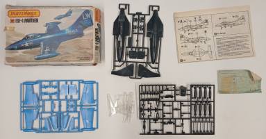 Thumbnail KINGKIT MODEL SCRAPYARD MATCHBOX PK-124 F9F-4 PANTHER  DAMAGED BOX 