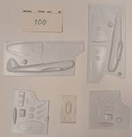Thumbnail KINGKIT MODEL SCRAPYARD RAREPLANE FR47 SPITFIRE  STARTED   NO INSTRUCTIONS 