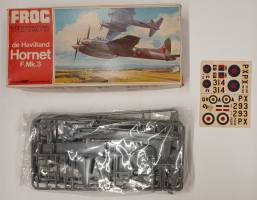 Thumbnail KINGKIT MODEL SCRAPYARD FROG F239 D.H. HORNET F.MK.3  NO INSTRUCTIONS 