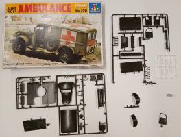 Thumbnail KINGKIT MODEL SCRAPYARD ITALERI 226 ALLIED WC-54 AMBULANCE  INCOMPLETE 