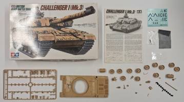 Thumbnail KINGKIT MODEL SCRAPYARD TAMIYA 35154.2700 BRITISH MAIN BATTLE TANK CHALLENGER 1  MK.3   STARTED 