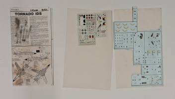 Thumbnail KINGKIT MODEL SCRAPYARD AIRFIX 09177 DESSERT STORM TORNADO GR1/1A  STARTED  CUT DECALS 