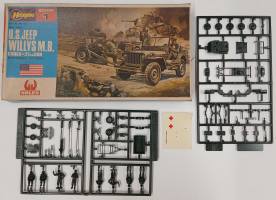 Thumbnail KINGKIT MODEL SCRAPYARD HASEGAWA MB-001 US JEEP WILLYS MB  NO INSTRUCTIONS 