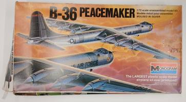 Thumbnail KINGKIT MODEL SCRAPYARD MONOGRAM 1/72 5703 B-36 PEACEMAKER - BROKEN PROP  UK SALE ONLY 