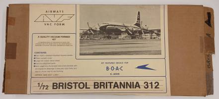 Thumbnail KINGKIT MODEL SCRAPYARD AIRWAYS VAC FORM BRISTOL BRITANNIA 312 INCOMPLETE