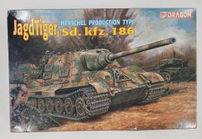 Thumbnail KINGKIT MODEL SCRAPYARD DRAGON 6050 JAGDTIGER HENSCHEL PRODUCTION TYPE SD.KFZ.186  INCOMPLETE 