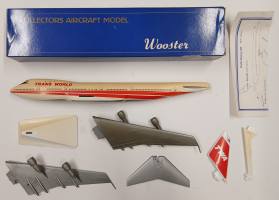 Thumbnail KINGKIT MODEL SCRAPYARD WOOSTER TRANS WORLD AIRLINES BOEING 747  GLUED ENGINES 