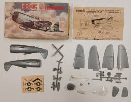 Thumbnail KINGKIT MODEL SCRAPYARD FROG 390P REPUBLIC THUNDERBOLT  INCOMPLETE   CLOUDY CANOPY 