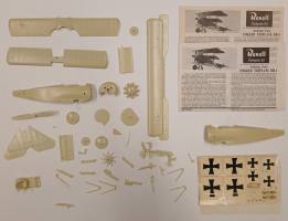 Thumbnail KINGKIT MODEL SCRAPYARD REVELL H-292 FOKKER TRIPLANE DAMAGED WHEEL PIN