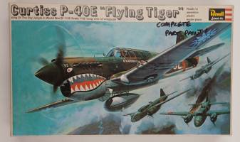 Thumbnail KINGKIT MODEL SCRAPYARD REVELL H-283 CURTISS P-40E FLYING TIGER  STARTED 