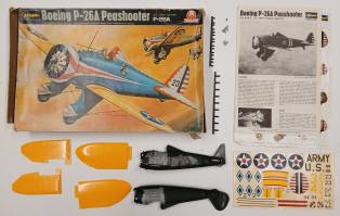 Thumbnail KINGKIT MODEL SCRAPYARD HASEGAWA JS-092 PEASHOOTER P-26A STARTED