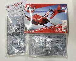 Thumbnail KINGKIT MODEL SCRAPYARD AIRFIX 50159 RAF RED ARROWS GNAT HAWK NO PAINTS