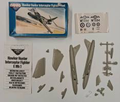 Thumbnail KINGKIT MODEL SCRAPYARD NOVO AIRCRAFT KITS F320 HAWKER HUNTER F. MK I CRACKED DECALS