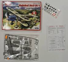 Thumbnail KINGKIT MODEL SCRAPYARD ICM 72193 HEINKEL HE 51A-1 GERMAN BIPLANE FIGHTER  CRACKED DECALS 