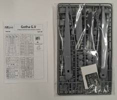 Thumbnail KINGKIT MODEL SCRAPYARD AZ MODEL PLASTIC KITS GOTHA G.V FAMOUS GERMAN HEAVY BOMBER OF W.W.I. NO BOX