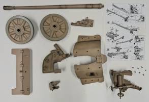 Thumbnail KINGKIT MODEL SCRAPYARD DRAGON 75016 5CM PAK 38 STARTED - UK SALE ONLY