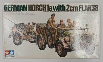Thumbnail KINGKIT MODEL SCRAPYARD TAMIYA MM205 HORCH1A WITH 2cm FLAK38 INCOMPLETE STARTED