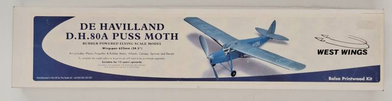 Thumbnail KINGKIT MODEL SCRAPYARD WEST WINGS DH 80A PUSS MOTH INCOMPLETE