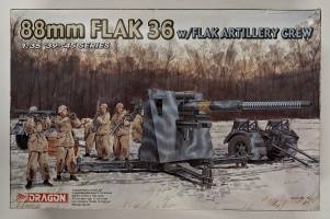 Thumbnail KINGKIT MODEL SCRAPYARD DRAGON 6260 88mm FLAK 36 W/FLAK ARTILLERY CREW  STARTED 