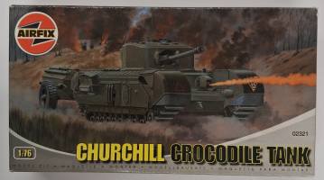 Thumbnail KINGKIT MODEL SCRAPYARD AIRFIX 02321 CHURCHILL CROCODILE TANK STARTED
