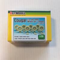 Thumbnail DEF MODEL 35087 COUGAR US 6X6 JERRV WHEEL SET - SAGGED FOR PANDA KIT