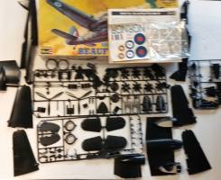 Thumbnail KINGKIT MODEL SCRAPYARD REVELL H251 BRISTOL BEAUFIGHTER MK IF NIGHT FIGHTER  CRACKED DECALS 