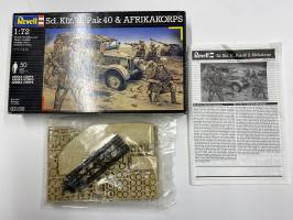 Thumbnail KINGKIT MODEL SCRAPYARD REVELL 03150 SD.KFZ.11 PAK 40 BMW R75 AFRIKAKORPS NO DECALS