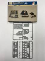 Thumbnail KINGKIT MODEL SCRAPYARD ITALERI 6090 WALLS AND RUINS II  INCOMPLETE 