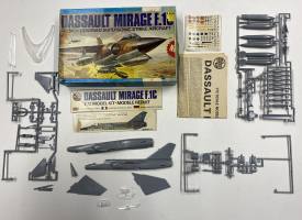 Thumbnail KINGKIT MODEL SCRAPYARD AIRFIX 04022-2 DASSAULT MIRAGE F.1C FRENCH-DESIGNED SUPERSONIC STRIKE AIRCRAFT  NO BOX  CUT DECALS 
