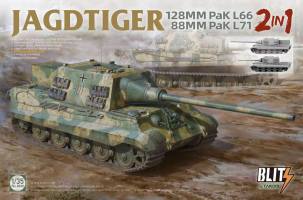 Thumbnail TAKOM 8008 JAGDTIGER 2 in 1 128mm PaK L66 / 88mm PaK L71