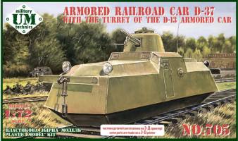 Thumbnail UM-MT 705 ARMOURED RAILROAD CAR D-37 WITH D-13 TURRET