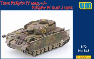 Thumbnail UNIMODEL 548 PZKPFW IV AUSF J TANK 