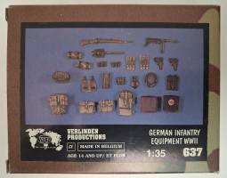 Thumbnail VERLINDEN PRODUCTIONS 637 GERMAN INFANTRY EQUIPMENT WWII