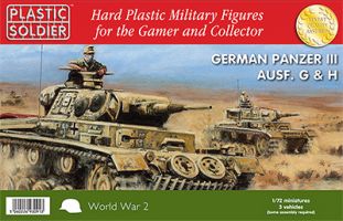 Thumbnail PLASTIC SOLDIER WW2V20010 GERMAN PANZER III AUSF.G H BAGGED VERSION