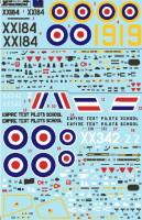Thumbnail XTRADECAL 5298. 32033 BAe HAWK T.1 19 SQN SPITHAWK AND EMPIRE TEST PILOTS SCHOOL RASPBERRY RIPPLE
