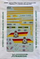Thumbnail DISCOUNT DECALS 4396 X32048 XTRADECAL TYPHOON FGR 4 3 SQUADRON 10TH ANNIVERSARY 2012