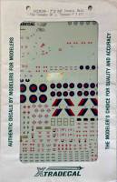 Thumbnail DISCOUNT DECALS 4444. X006-72 XTRADECAL RAF STENCIL DATA FOR TORNADO GR 1  TORNADO F 3 ETC