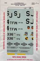 Thumbnail DISCOUNT DECALS 4466 32-02 F-15 STRIKE EAGLE WING COMMANDERS S AIRCRAFT 4TH TFW 336TH TFS