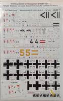 Thumbnail DISCOUNT DECALS 4479 THIRD GROUP DECALS 48-029 MESSERSCHMITT BF 109  9 - II/JG 27 - F-4/TROP