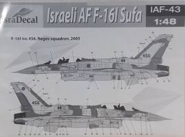 Thumbnail DISCOUNT DECALS 4533 IAF-43 ISRGELI AF F-16I SUFA