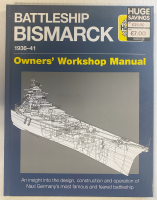 Thumbnail CHEAP BOOKS ZB5402. HAYNES. BATTLESHIP BISMARCK 1936-41 OWNERS WORKSHOP MANUAL.